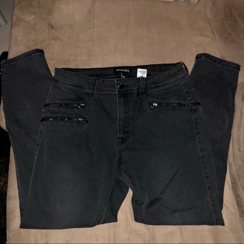 Best selling Fashion Nova Zipper Jeans